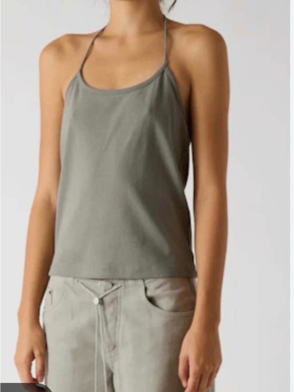 Still Here New York Toggle Tank Grey Women’s Size M Sold Out Color